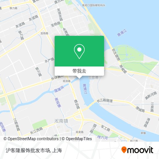 沪客隆服饰批发市场地图