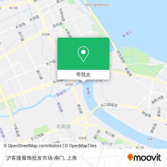 沪客隆服饰批发市场-南门地图