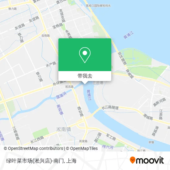 绿叶菜市场(淞兴店)-南门地图