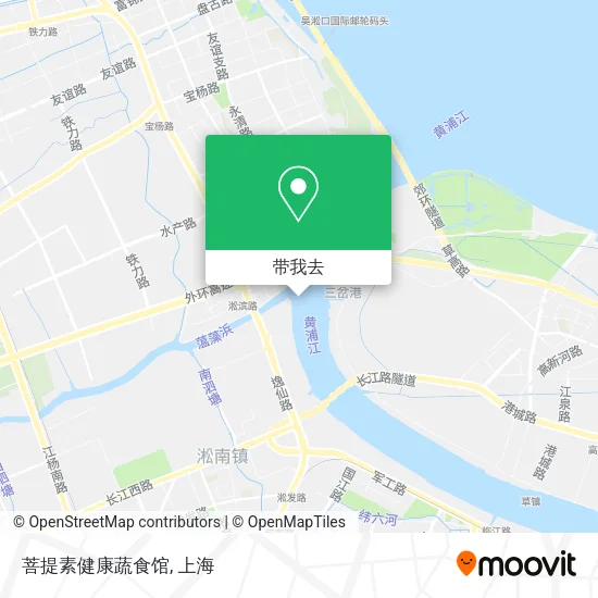 菩提素健康蔬食馆地图