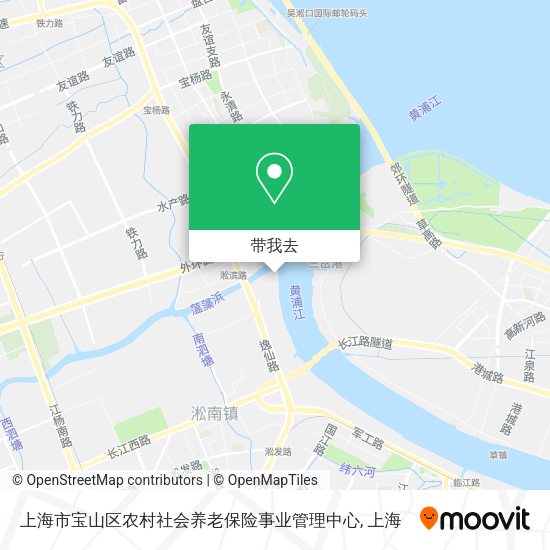 上海市宝山区农村社会养老保险事业管理中心地图