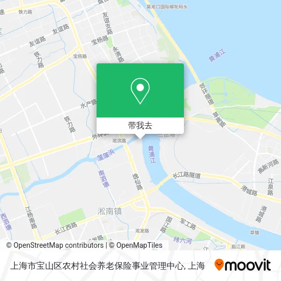 上海市宝山区农村社会养老保险事业管理中心地图