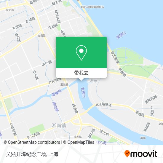 吴淞开埠纪念广场地图