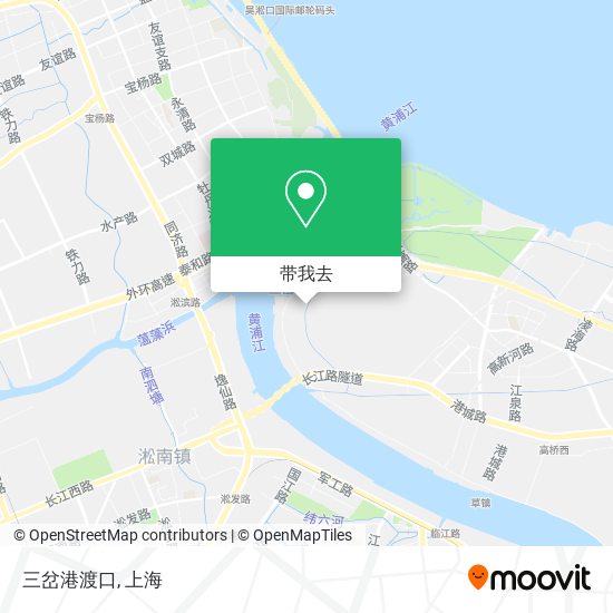 三岔港渡口地图