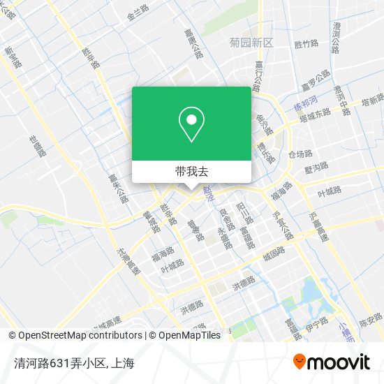 清河路631弄小区地图