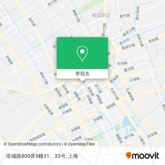 塔城路800弄5幢31、33号地图