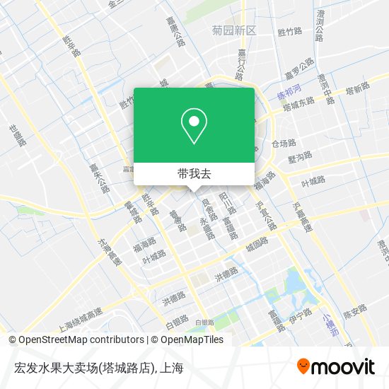 宏发水果大卖场(塔城路店)地图