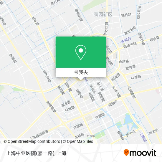 上海中亚医院(嘉丰路)地图