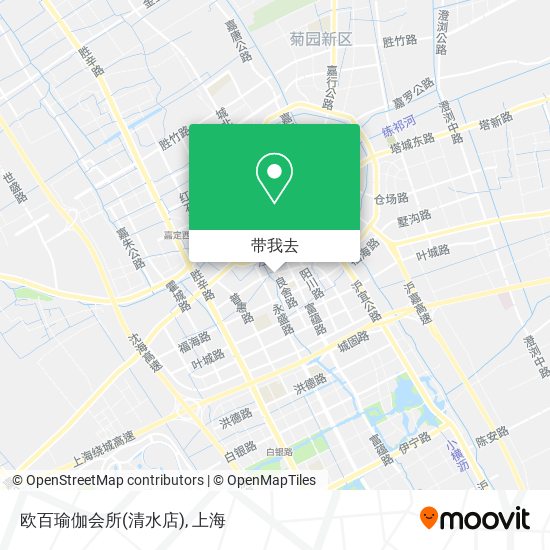 欧百瑜伽会所(清水店)地图