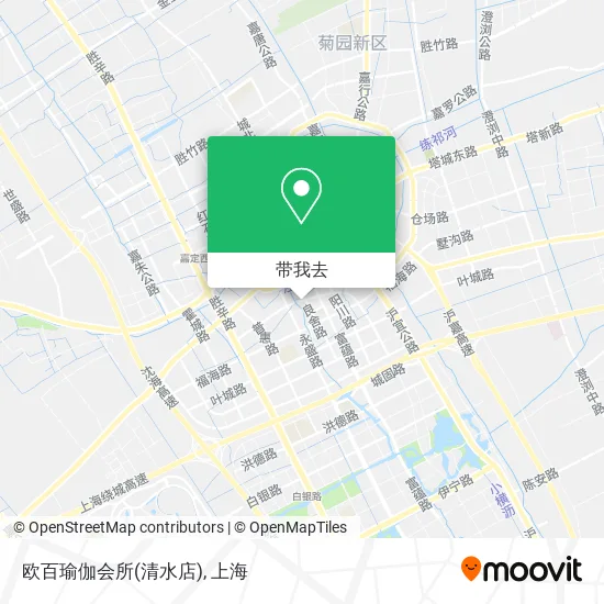 欧百瑜伽会所(清水店)地图