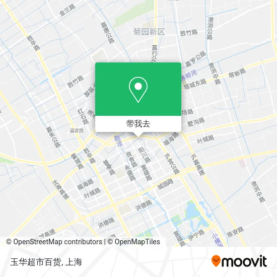 玉华超市百货地图
