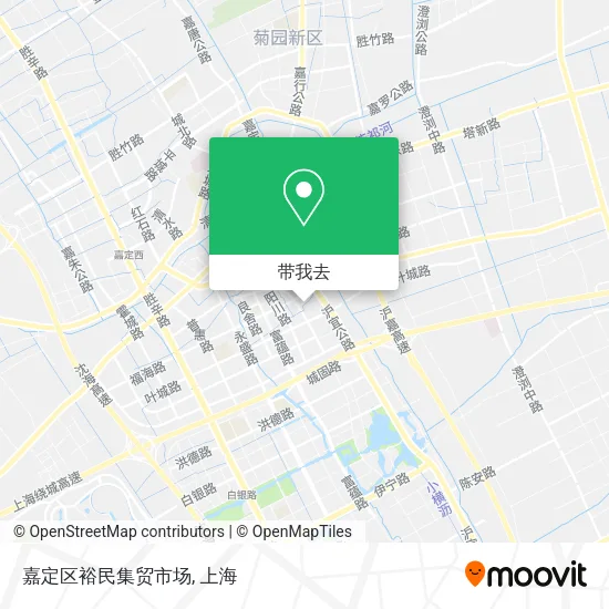 嘉定区裕民集贸市场地图