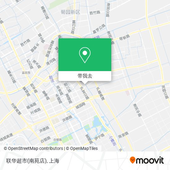 联华超市(南苑店)地图