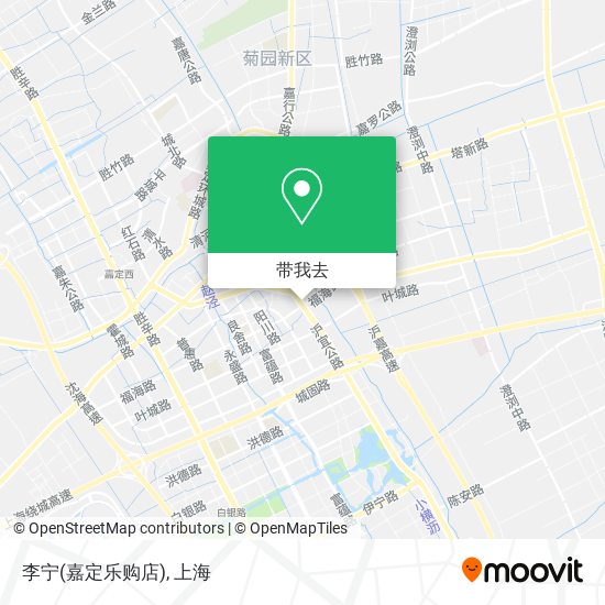 李宁(嘉定乐购店)地图