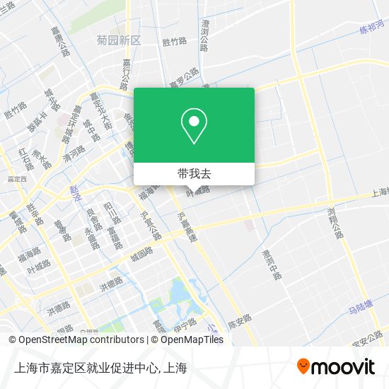 上海市嘉定区就业促进中心地图