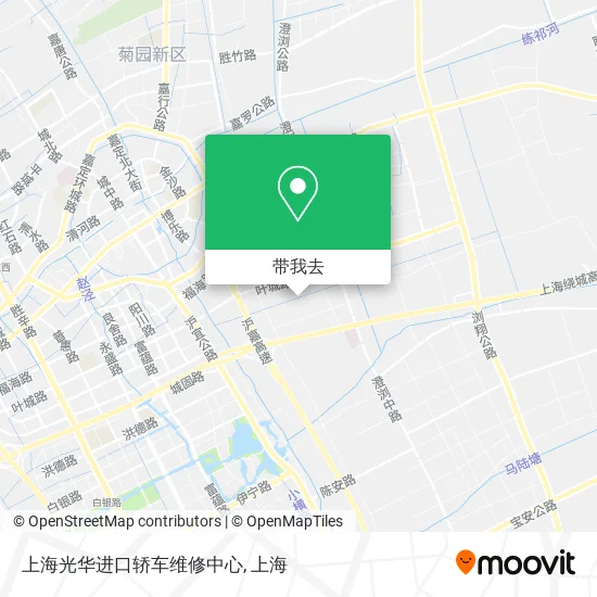 上海光华进口轿车维修中心地图