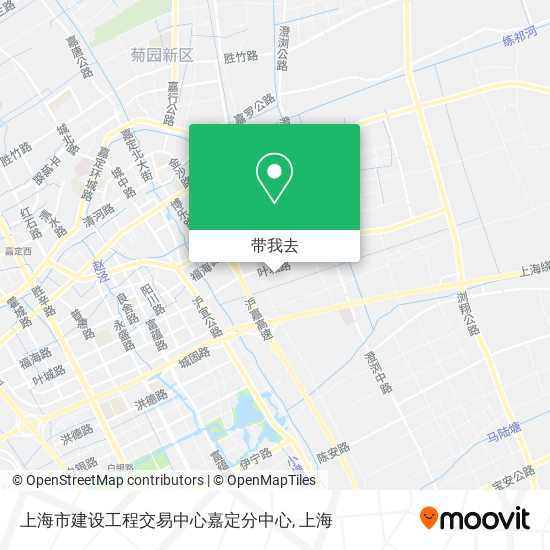 上海市建设工程交易中心嘉定分中心地图