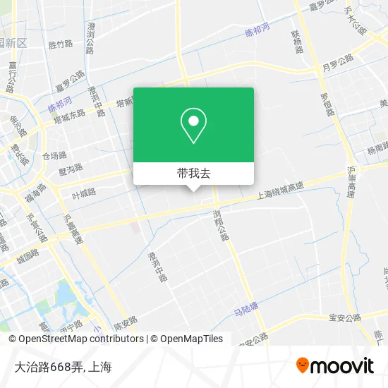 大治路668弄地图