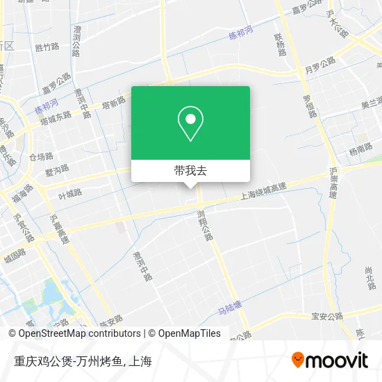 重庆鸡公煲-万州烤鱼地图