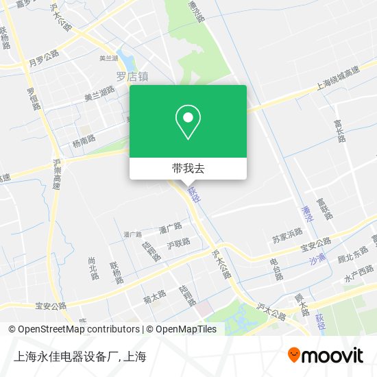 上海永佳电器设备厂地图