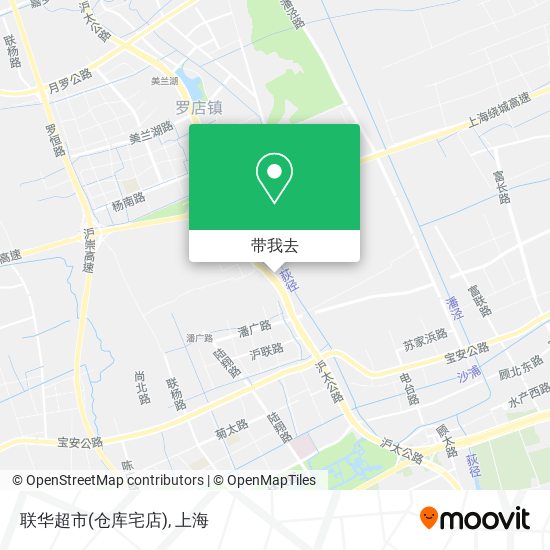联华超市(仓库宅店)地图