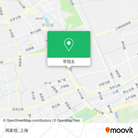 周家馆地图