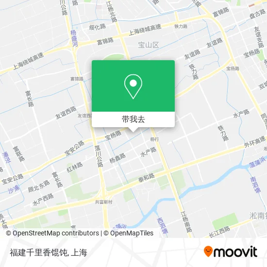 福建千里香馄饨地图