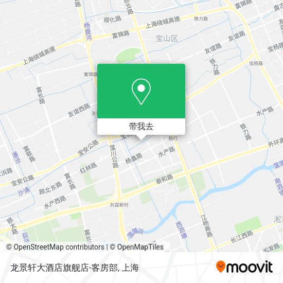 龙景轩大酒店旗舰店-客房部地图