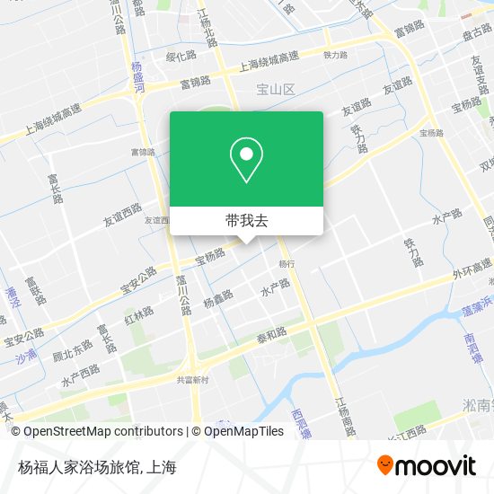 杨福人家浴场旅馆地图