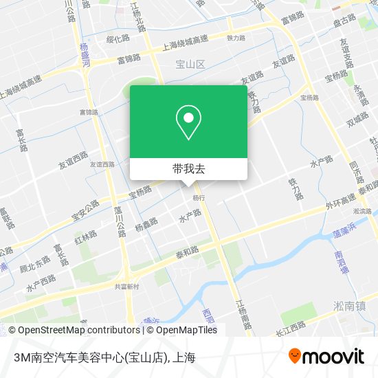 3M南空汽车美容中心(宝山店)地图