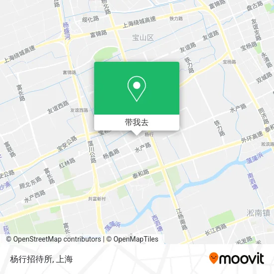 杨行招待所地图