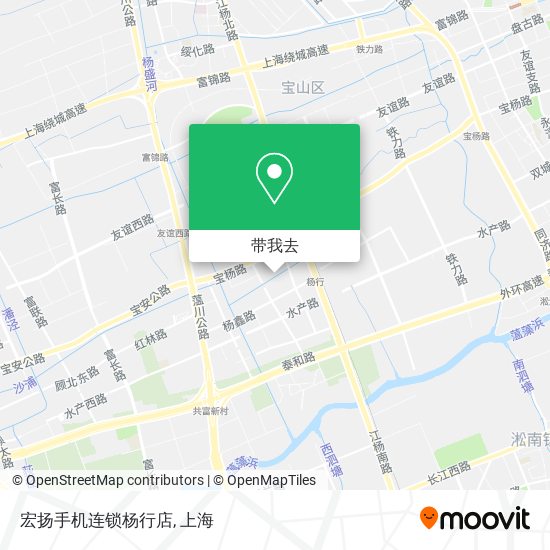 宏扬手机连锁杨行店地图