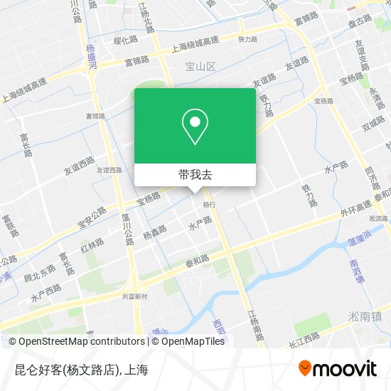 昆仑好客(杨文路店)地图