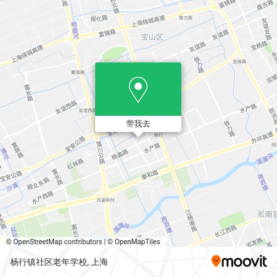 杨行镇社区老年学校地图