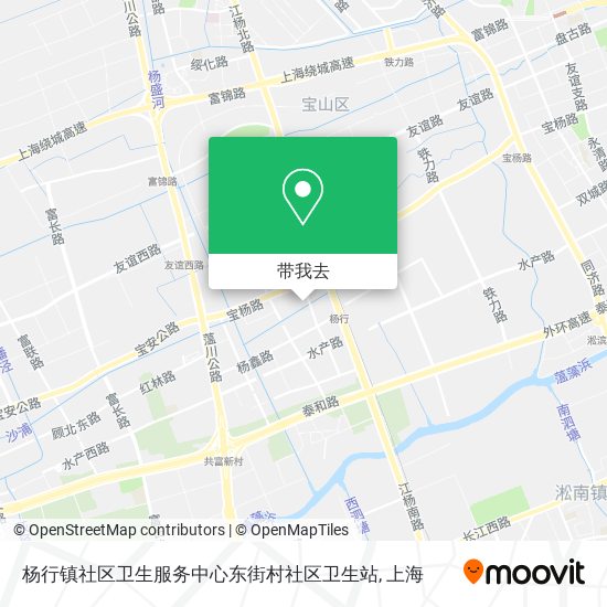 杨行镇社区卫生服务中心东街村社区卫生站地图