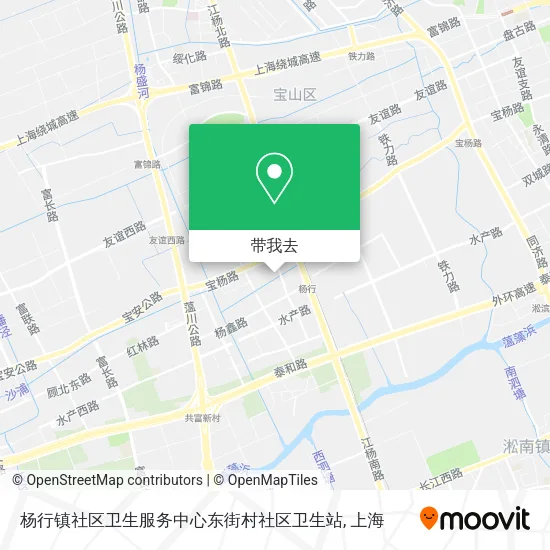 杨行镇社区卫生服务中心东街村社区卫生站地图