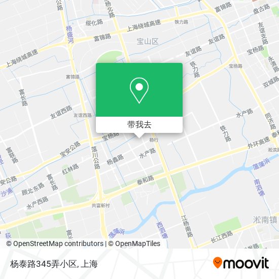 杨泰路345弄小区地图