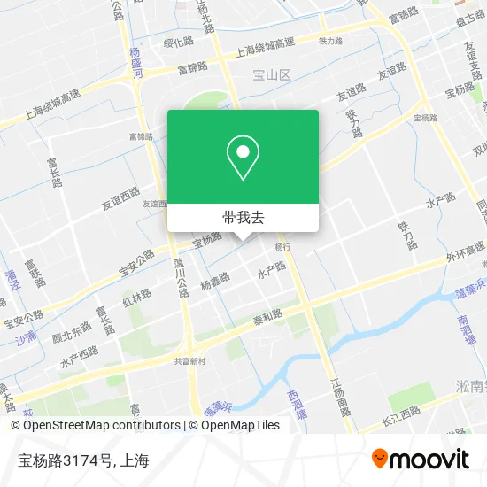 宝杨路3174号地图
