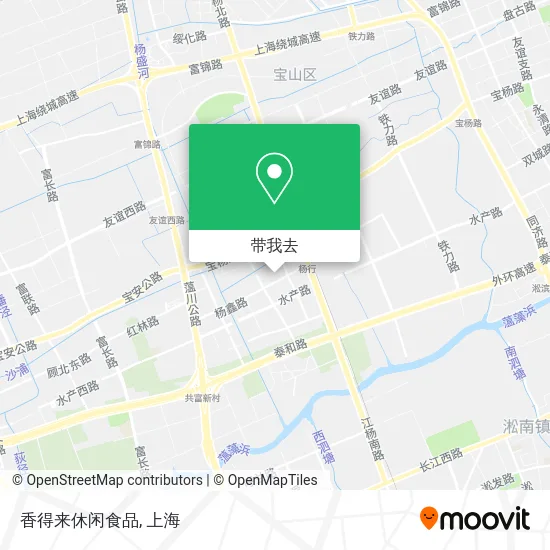 香得来休闲食品地图