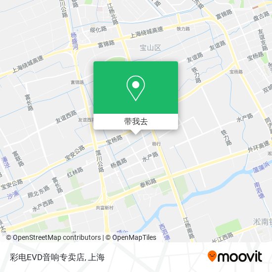 彩电EVD音响专卖店地图