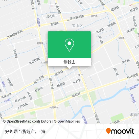 好邻居百货超市地图