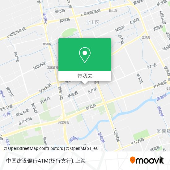中国建设银行ATM(杨行支行)地图