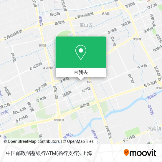 中国邮政储蓄银行ATM(杨行支行)地图