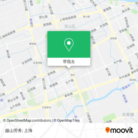 越山劳务地图