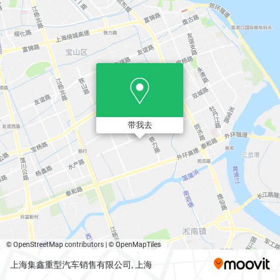 上海集鑫重型汽车销售有限公司地图