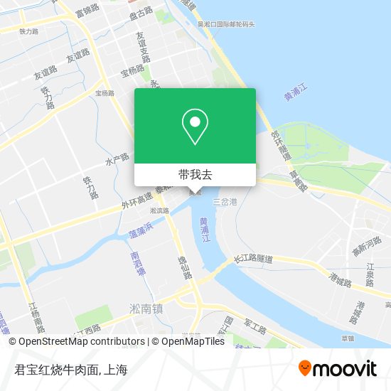 君宝红烧牛肉面地图