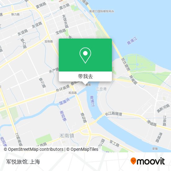 军悦旅馆地图