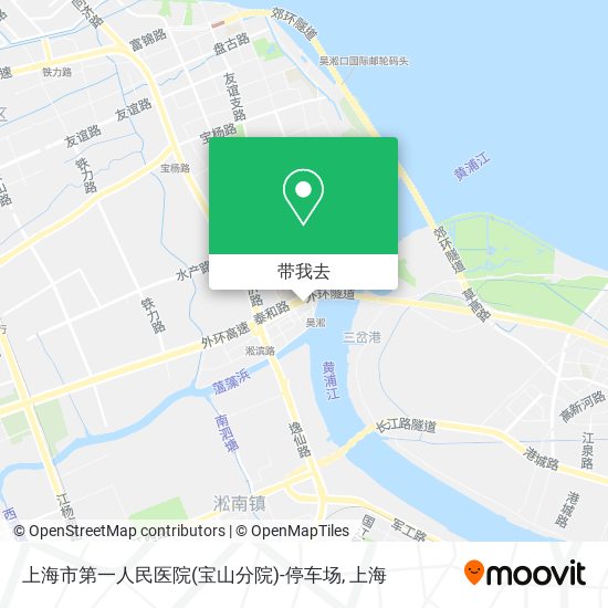 上海市第一人民医院(宝山分院)-停车场地图