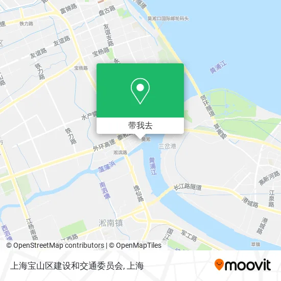 上海宝山区建设和交通委员会地图