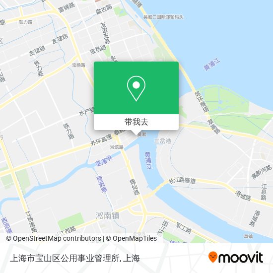 上海市宝山区公用事业管理所地图